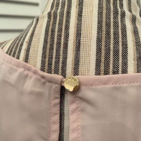 Never Worn DKNY blush color blouse - Picture 2 of 5